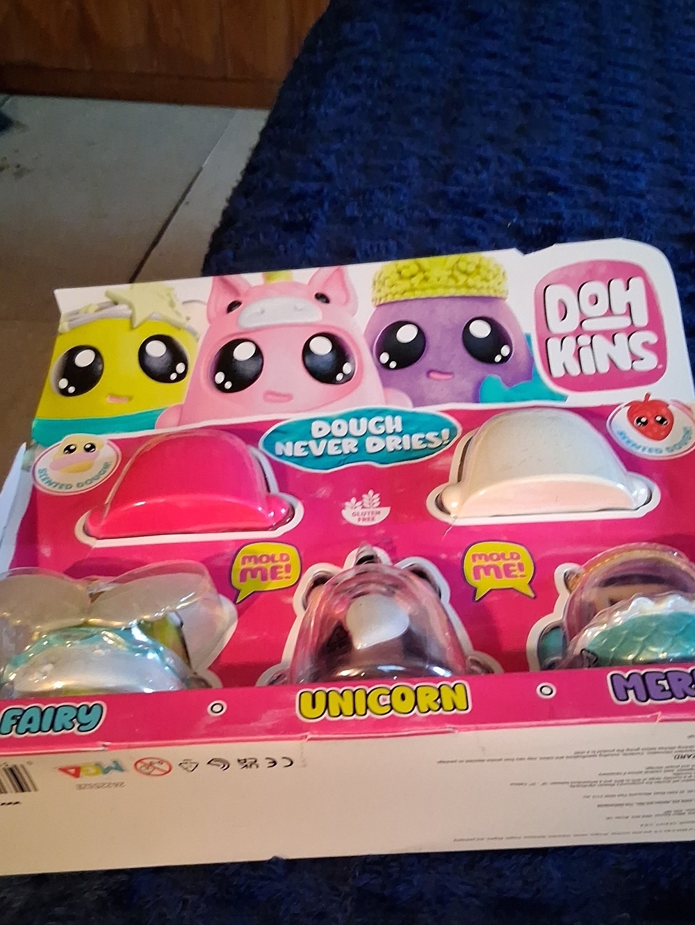 Unicorn Doh Kins Kids Toy Dough Set - Pink & White